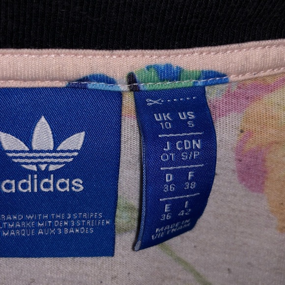 Adidas Floralita Reversible Dress Top Short Floral - Picture 16 of 16